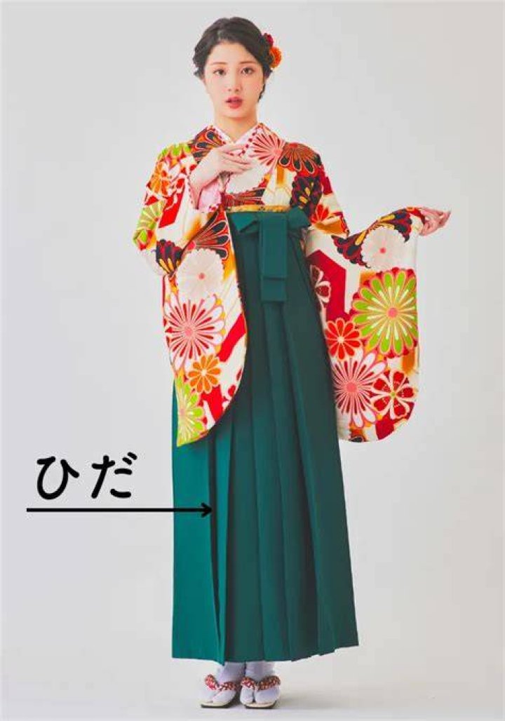 袴のひだを整えてたたむ方法